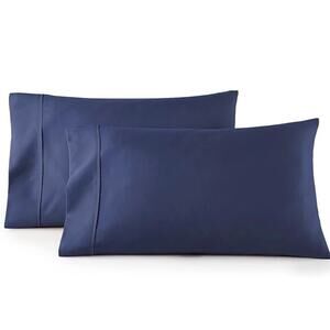 HC Premium 1500 Collection Pillowcase 2 Pc Set Standard (20" x 30") Navy Blue
